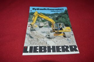 Liebherr Excavator Full Product Line Dealer 
