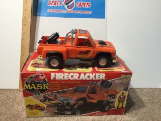 Firecracker Mask Kenner Vintage 1985 Truck And Box Only