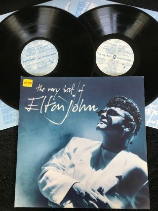 The Very Best Of Elton John (greatest Hits) 2 X Vinyl Lp & Inners Gatefold Nm/ex