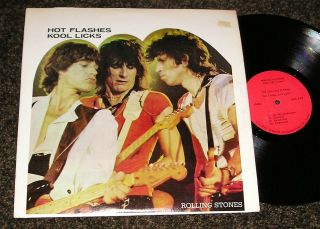 Private 1978 Rock 2 - Lp - The Rolling Stones " Hot Flashes,  Cold Licks " Inward