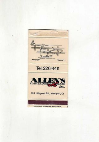 American Ace Match Box 305 - Allen 