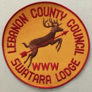 Boy Scout Oa Merged Lodge 39 Swatara Large 8 " Round Jacket Patch Www