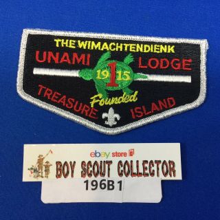 Boy Scout Oa Unami Lodge 1 S18 The Wimachtendienk Order Of The Arrow Flap Patch