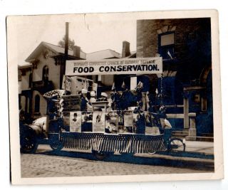 Canton Ohio 1918 " Food Conservation " - - Demonstration Agent Mobile Unit - - Wowsers