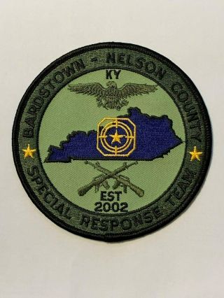 Bardstown - Nelson County Kentucky Special Response Team Patch