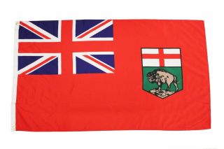 Manitoba - Canada Provincial Flag 3 