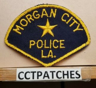 Vintage Morgan City,  Louisiana Police Shoulder Patch La