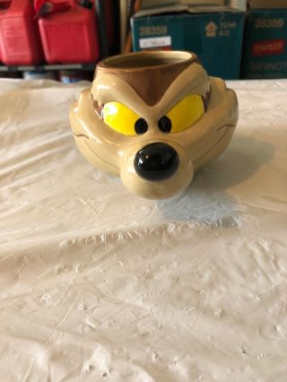 Looney Tunes Ceramic Coffee Mugs Wile E Coyote 4” Tall