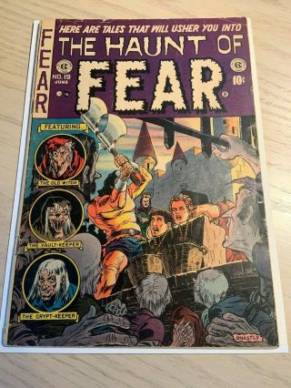 Ec The Haunt Of Fear 19 Classic 1950s Ec Horror Ghastly Beheading Cover