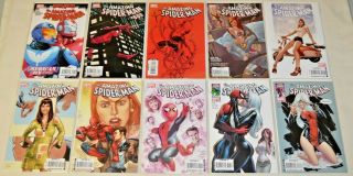 Spiderman 599,  600,  600,  601,  602,  603,  604,  605,  606,  607 Vf To Nm