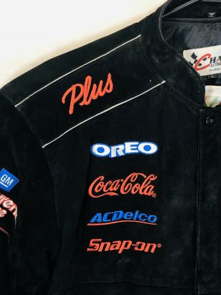 CHASE AUTHENTIC ' S NASCAR DALE EARNHARDT SR RACING JACKET GOODWRENCH LARGE Vintag 3