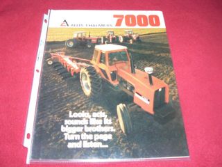 Allis Chalmers 7000 Tractor Dealer 