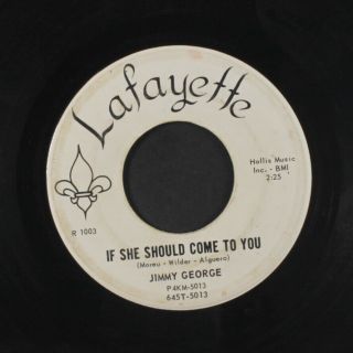 Jimmy George: Gonna Walk Away / If She Should Come To You 45 (some Lbl Discolor
