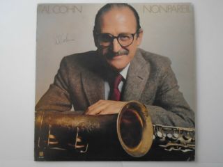 Al Cohn Nonpareil Concord Vinyl Lp Signed By Al Cohn