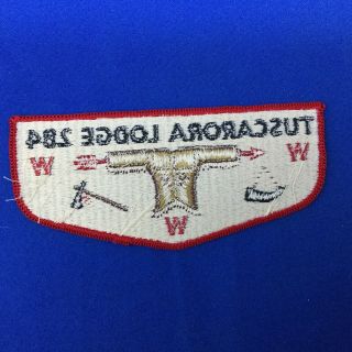 Boy Scout OA Tuscarora Lodge 284 S1 Order Of The Arrow Pocket Flap Patch 2