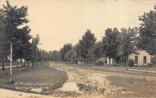 C.  R.  Childs Real Photo Postcard A Pretty View In Walkerton,  Indiana 124035