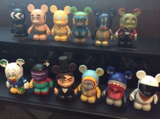 Disney Vinylmation Park 6 - Complete Set Of 12 With Chaser