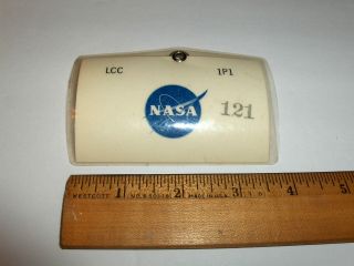 Nasa Apollo/saturn Lcc 1p1 Launch Control Center Access Badge 121