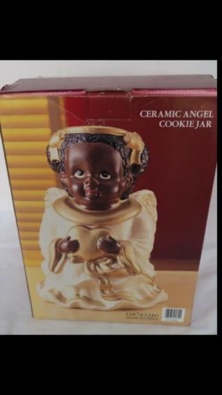 Black Angel Cookie Jar
