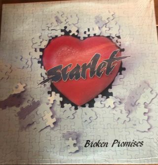 Scarlet - Broken Promises Ep 80s Hair Metal Steeler Limited Press