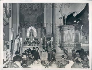 1938 Rev James Keane Speaks Church Of St Francis Of Assisi Nyc Press Photo