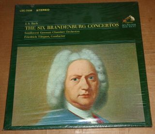 Friedrich Tilegant Bach The Six Brandenburg Concertos - Rca Lsc - 7038