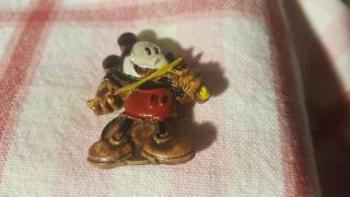 Vintage 1930s Mickey Mouse Figural Walt Disney Pinback Brier Co.