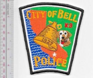 K - 9 Police California City Of Bell Police Department Narcotic Canine Narc Unit
