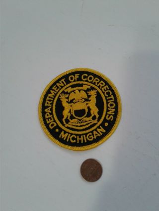 Department Of Corrections Michigan Patch