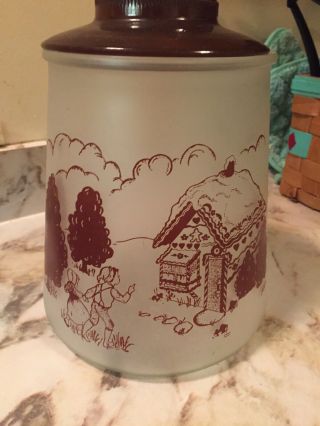 Bartlett Collins Pokee Cookie Jar Frosted Gingerbread House