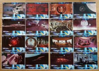 Stanley Kubrick 2001 - A Space Odyssey - 16 Vintage German Lobby Cards - Sci - Fi