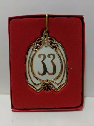 Lenox Christmas Ornament Disney Limited Collector Edition Club 33 Exclusive 2014