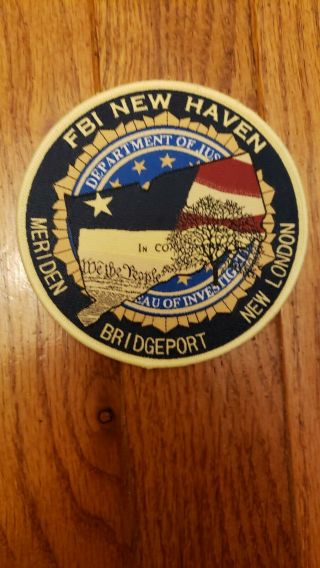 Haven Ct Fbi Police Patch