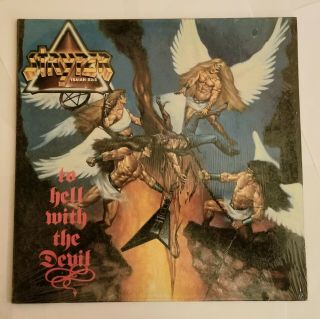 Stryper " To Hell With The Devil " 1986 Lp Enigma Gatefold.  Still.