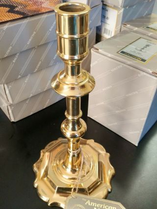 BALDWIN,  CandleStick Polished Brass,  9.  75 