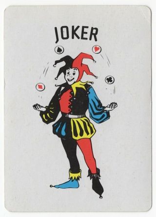 Joker Playing Card - Joker Juggling With Suit Symbols (suit Symbols) [1012]