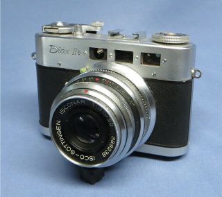 Vintage Voss Diax Iib 35mm Rangefinder Film Camera W/isconar 50mm F3.  5 Lens Read