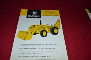 Oliver 1650 Industrial 4x4 Tractor 1678 Loader 1615 Backh Dealer 