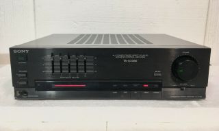 Vintage Sony Ta - Ax380 Stereo Power Amplifier - 2 Channel - 135 Watts/channel -