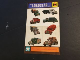 International Harvester Loadstar Line Heavy Truck Brochure 1962 Ih