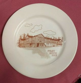 Iroquois China Syracuse Pilot Butte Inn Bend Oregon Or Restaurant Hotel Ware 9 "