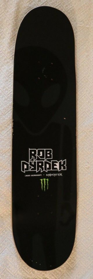 Rare Rob Dyrdek Alien Workshop,  Monster Energy Skate Board Deck - - 2012 2