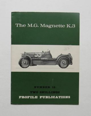 1966 Morris Garages Mg Magnette K3 15 Profile Publications Brochure