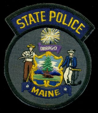 Maine State Police Patch R - 5