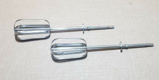 Set Of Beaters For Vintage Sunbeam Mixmaster Hand Mixer.  Beaters Only