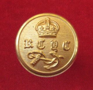 Royal Cork Yacht Club King’s Crown Large Gilt Button