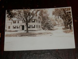 Framingham Ma - 1913 Real - Photo Postcard - Residence - Home 18 Pleasant St.  Rppc