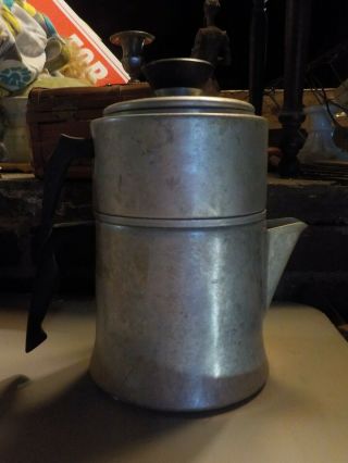 Vintage Mirro M - 0827 7 Cup Drip Coffee Pot Aluminum USA 2