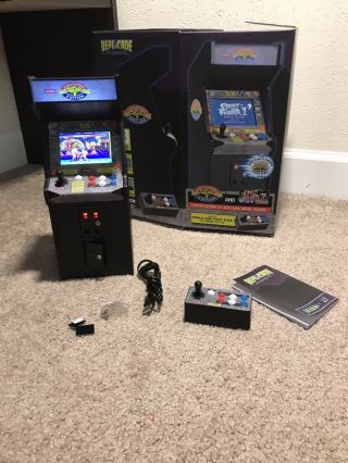 Street Fighter Ii And Turbo Arcade,  Replicade Wave Toys,  And 1 Usb Contr