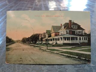 1909 Fifth Avenue Bradley Beach Jersey Shore Monmouth Nj Post Card
